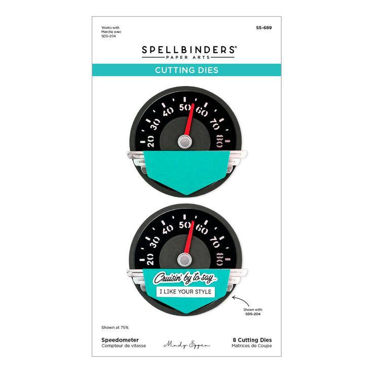 Spellbinders - Classic Road Legends Collection - Dies - Speedometer-ScrapbookPal