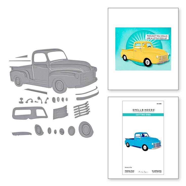 Spellbinders - Classic Road Legends Collection - Dies - Timeless Truck-ScrapbookPal