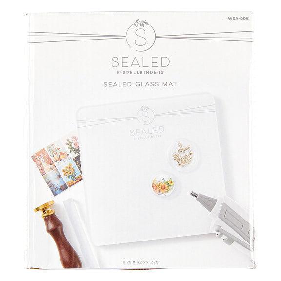 Spellbinders - Clear Seal Maker Tool Collection - Clear Seal Maker Tool &amp; Glass Mat Bundle-ScrapbookPal