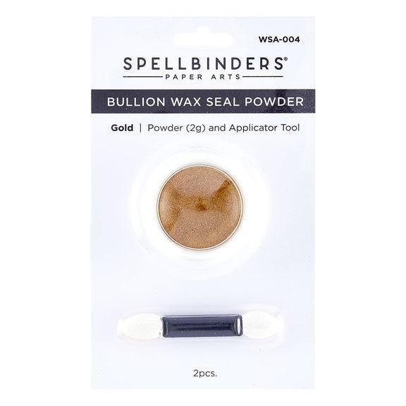 Spellbinders - Clear Seal Maker Tool Collection - Wax Seal Powder - Gold Bullion-ScrapbookPal