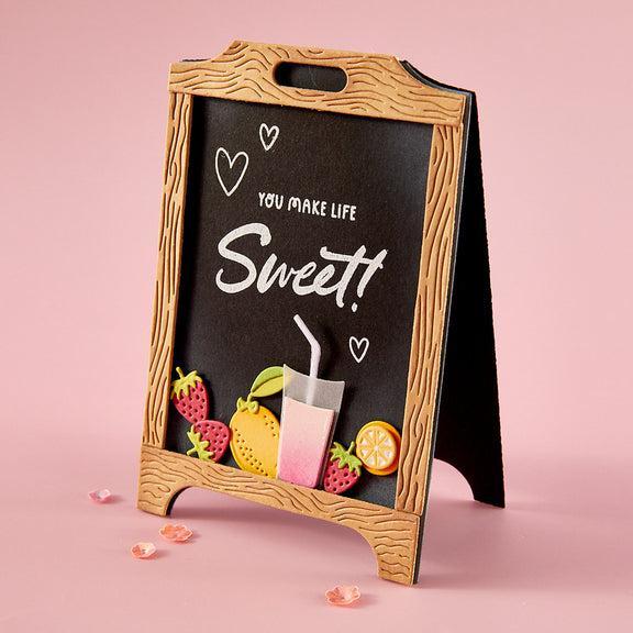 Spellbinders - Clear Stamps & Dies - Pink Lemonade-ScrapbookPal