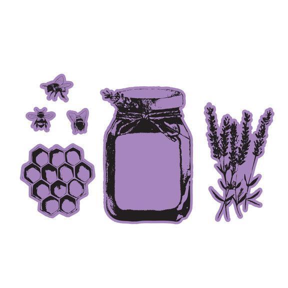Spellbinders - Clear Stamps & Dies - Simple Vintage Lavender Fields-ScrapbookPal