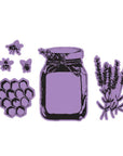 Spellbinders - Clear Stamps & Dies - Simple Vintage Lavender Fields-ScrapbookPal
