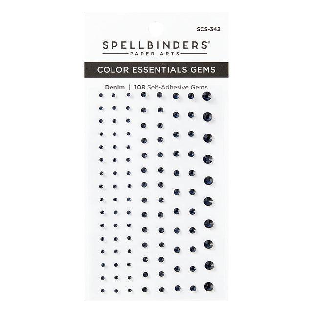Spellbinders - Color Essential Gems - Denim-ScrapbookPal
