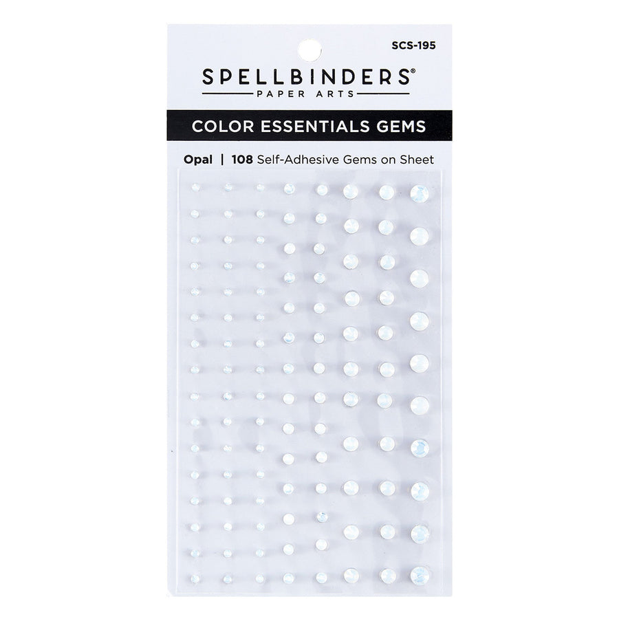 Spellbinders - Color Essential Gems - Opal-ScrapbookPal