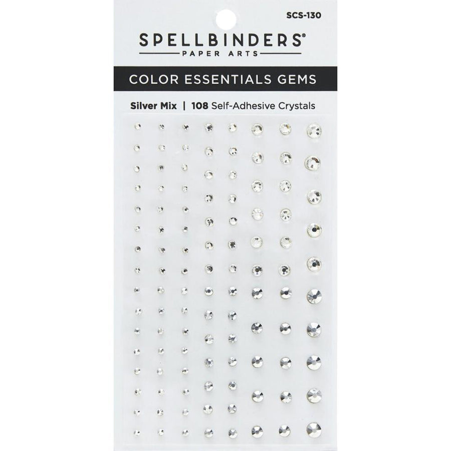 Spellbinders - Color Essentials Gems - Silver Mix-ScrapbookPal