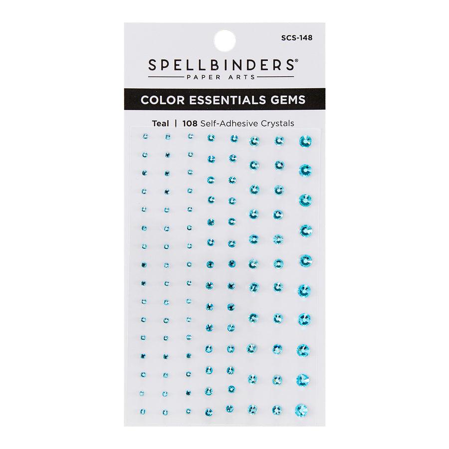 Spellbinders - Color Essentials Gems - Teal Mix-ScrapbookPal