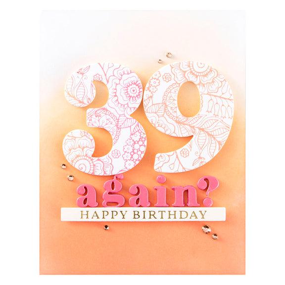 Spellbinders - Color Mix Celebrations Collection - Dies - Bold Numbers-ScrapbookPal