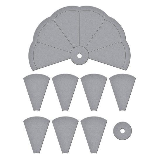 Spellbinders - ColorWheel Cardstock Collection - Dies - Color Swatch Wheel-ScrapbookPal