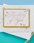 Spellbinders - Copperplate Everyday Sentiments Collection - Press Plate - Copperplate Thinking of You-ScrapbookPal