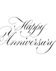 Spellbinders - Copperplate Happy Everything Sentiments Collection - Press Plates - Copperplate Happy Anniversary-ScrapbookPal