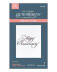Spellbinders - Copperplate Happy Everything Sentiments Collection - Press Plates - Copperplate Happy Anniversary-ScrapbookPal