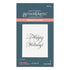 Spellbinders - Copperplate Holiday Sentiments Collection - Press Plates - Copperplate Happy Holidays-ScrapbookPal