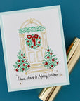 Spellbinders - Create Your Way Holiday Collection - Registration Press + Foil Plate & Dies - Festive Evergreens-ScrapbookPal