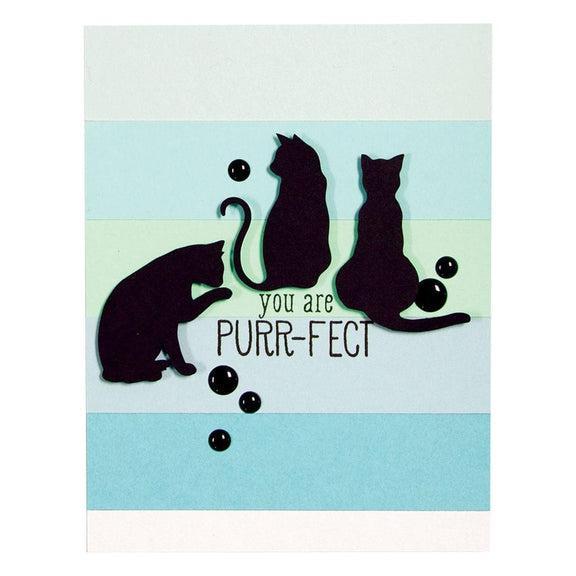 Spellbinders - D-Lites Dies - Kitty Cats-ScrapbookPal