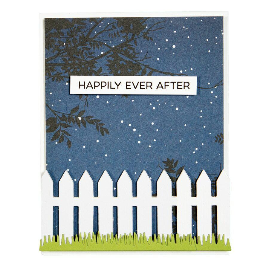 Spellbinders - D-Lites Dies - Picket Fence-ScrapbookPal