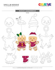 Spellbinders - Dancin' Christmas Collection - Dies - Dancin' Gingerbread-ScrapbookPal