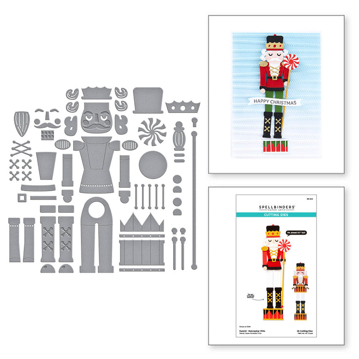 Spellbinders - Dancin&#39; Christmas Friends Collection - Dies - Dancin&#39; Nutcracker Fitz-ScrapbookPal