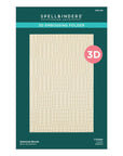 Spellbinders - Dear Santa Collection - 3D Embossing Folder - Diamond Blocks-ScrapbookPal