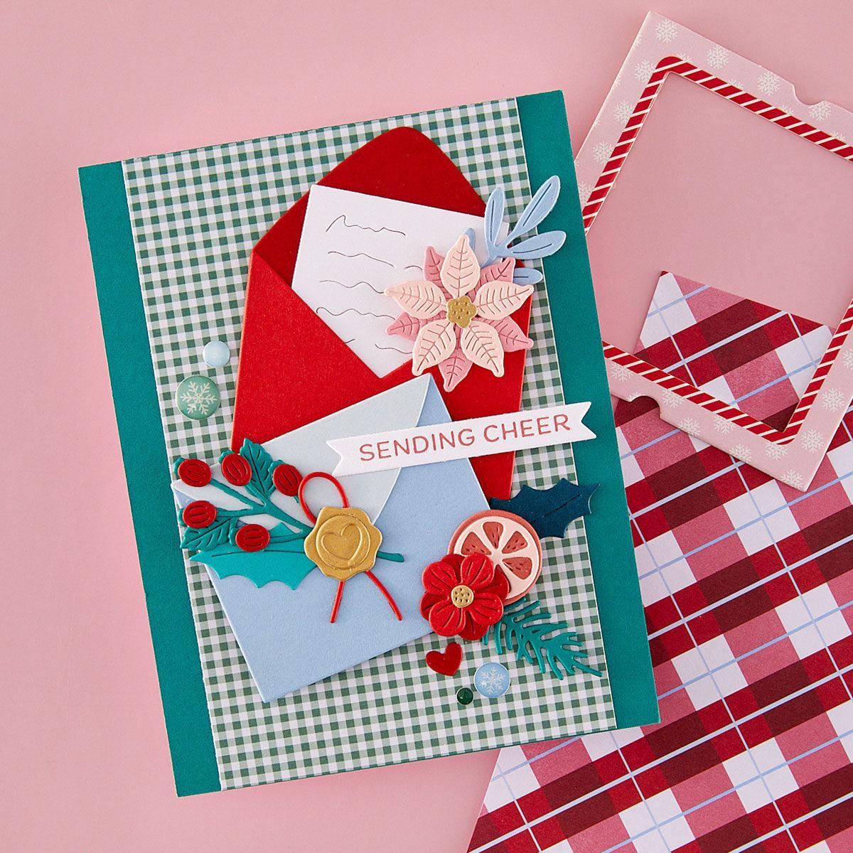 Spellbinders - Dear Santa Collection - Dies - Happy Post Envelope-ScrapbookPal