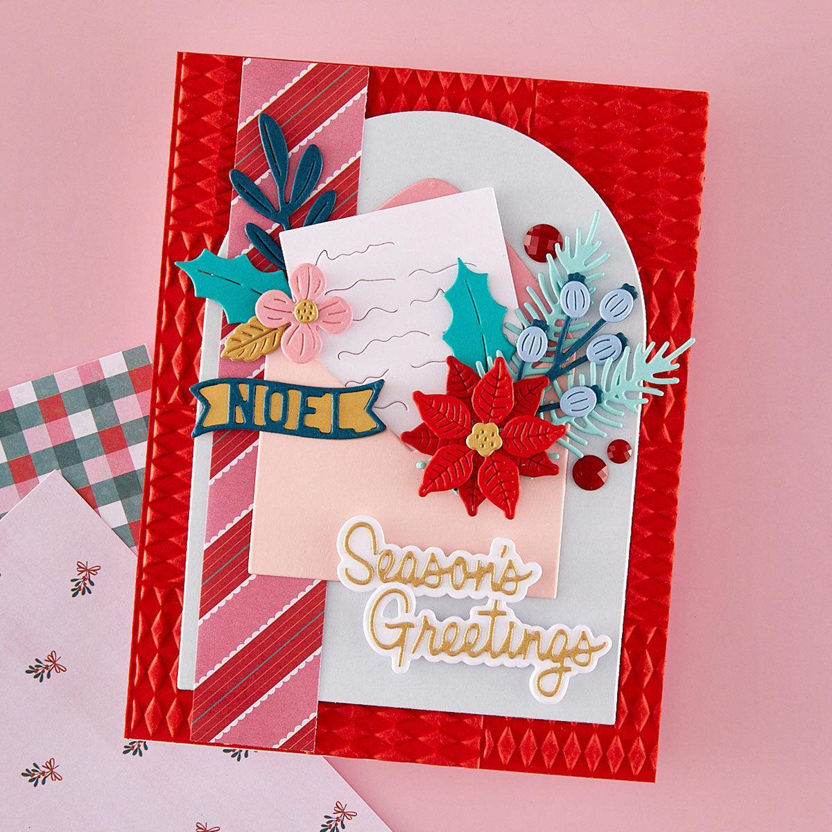 Spellbinders - Dear Santa Collection - Dies - Merry Greetings-ScrapbookPal
