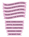 Spellbinders - Dear Santa Collection - Letterpress + Foil Plate & Dies - Holiday Banner Greetings-ScrapbookPal
