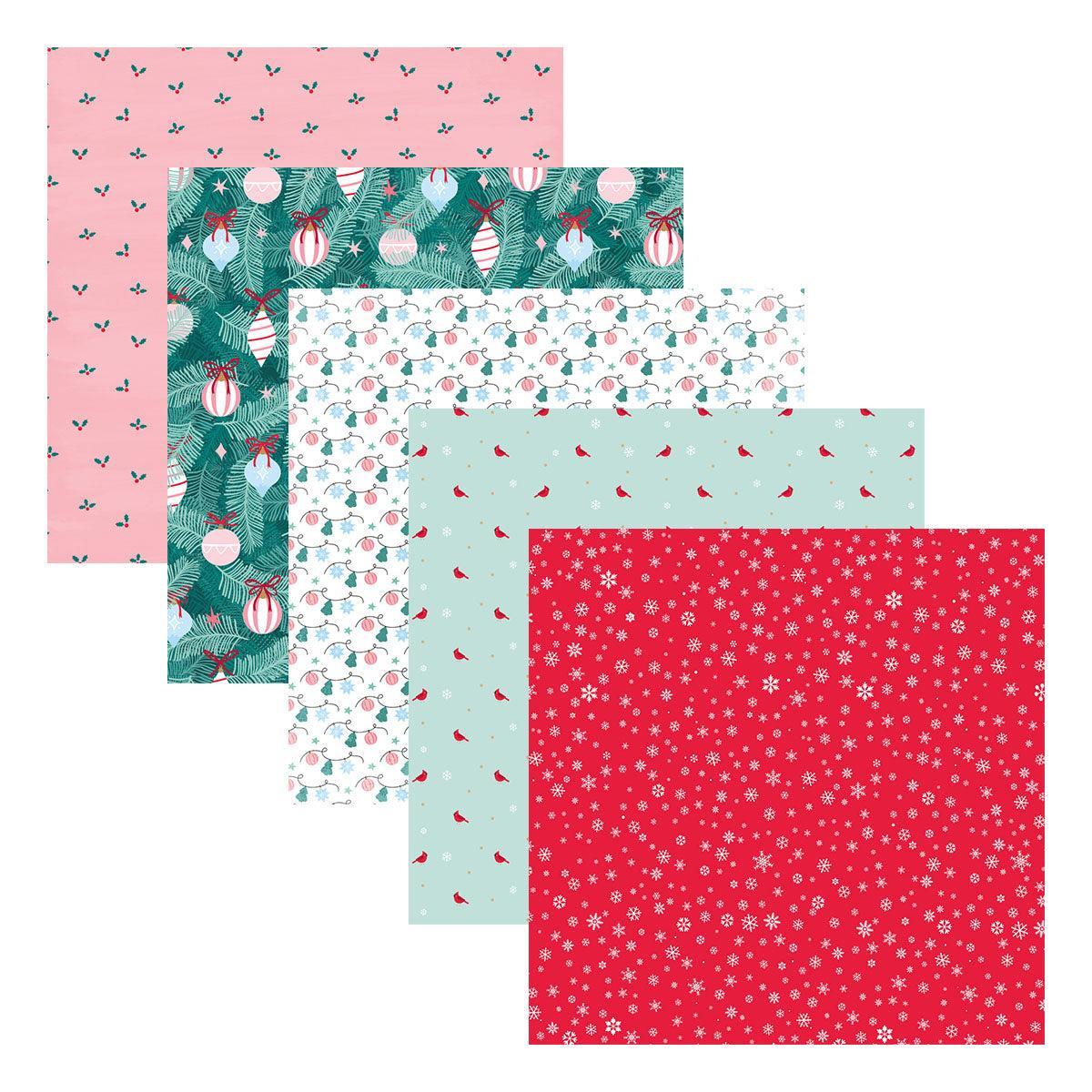 Spellbinders - Dear Santa Collection - Paper Pack - Dear Santa - 6" x 6"-ScrapbookPal