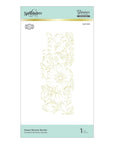 Spellbinders - Delicate Impressions Collection - Glimmer Hot Foil Plate - Sweet Blooms Border