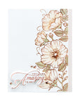 Spellbinders - Delicate Impressions Collection - Glimmer Hot Foil Plate - Sweet Blooms Border-ScrapbookPal