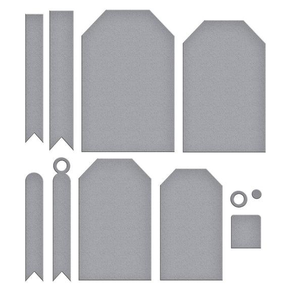 Spellbinders - Essential Holiday Collection - Dies - Essential Tags-ScrapbookPal