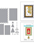 Spellbinders - Essential Holiday Collection - Dies - Nested Tree Frame-ScrapbookPal