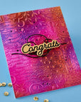Spellbinders - Essentially Yours Sentiments Collection - Dies - Layered Congrats-ScrapbookPal