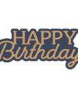 Spellbinders - Essentially Yours Sentiments Collection - Dies - Layered Happy Birthday-ScrapbookPal