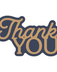 Spellbinders - Essentially Yours Sentiments Collection - Dies - Layered Thank You-ScrapbookPal