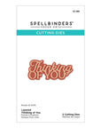 Spellbinders - Essentially Yours Sentiments Collection - Dies - Layered Thinking of You-ScrapbookPal