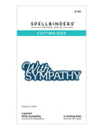 Spellbinders - Essentially Yours Sentiments Collection - Dies - Layered With Sympathy-ScrapbookPal