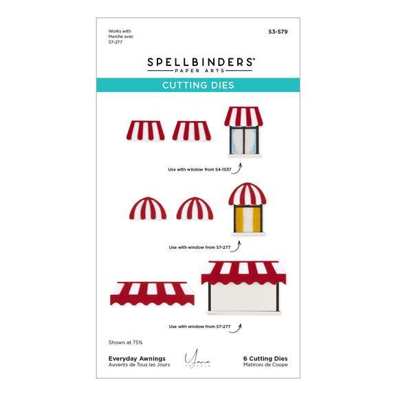 Spellbinders - Everyday City Holiday Collection - Dies - Everyday Awnings-ScrapbookPal