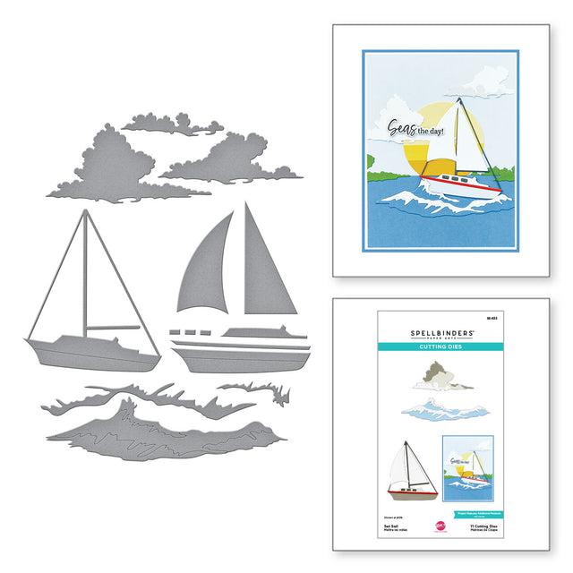 Spellbinders - Fair Winds Collection - Dies - Set Sail-ScrapbookPal