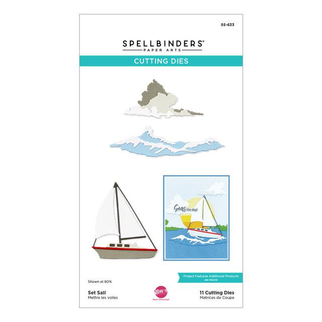 Spellbinders - Fair Winds Collection - Dies - Set Sail-ScrapbookPal