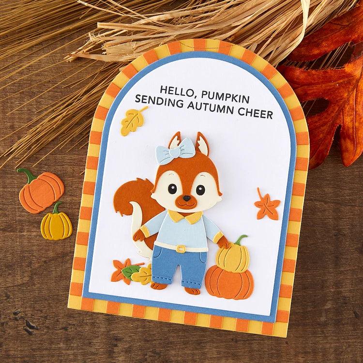 Spellbinders - Fall Adventures Collection - Clear Stamps - All About Fall-ScrapbookPal