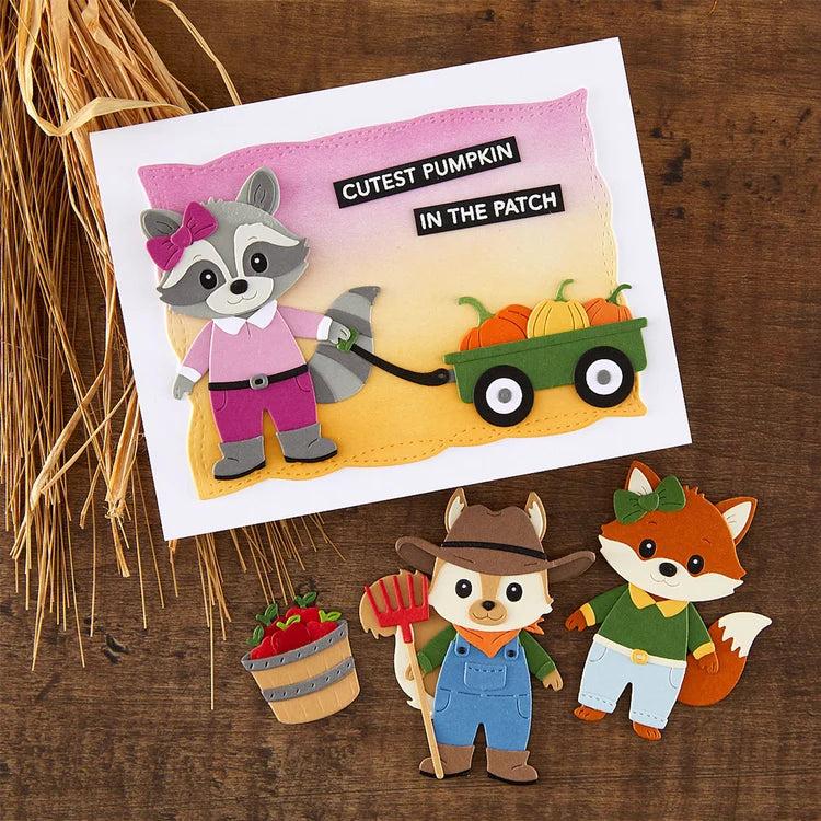 Spellbinders - Fall Adventures Collection - Clear Stamps - All About Fall-ScrapbookPal