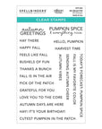 Spellbinders - Fall Adventures Collection - Clear Stamps - All About Fall-ScrapbookPal