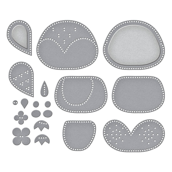 Spellbinders - Felt Stitch &amp; Create Collection - Dies - Felt Snowy Owl-ScrapbookPal