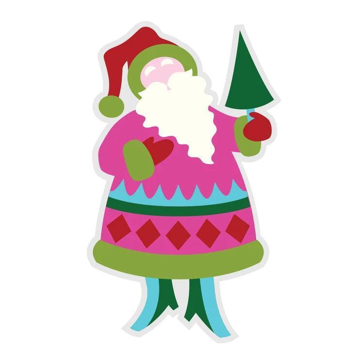 Spellbinders - Festive Felt Christmas Collection - Dies - Festive Santa-ScrapbookPal
