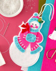 Spellbinders - Festive Felt Christmas Collection - Dies - Festive Snowlady-ScrapbookPal