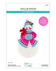 Spellbinders - Festive Felt Christmas Collection - Dies - Festive Snowlady-ScrapbookPal