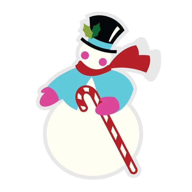 Spellbinders - Festive Felt Christmas Collection - Dies - Festive Snowman-ScrapbookPal