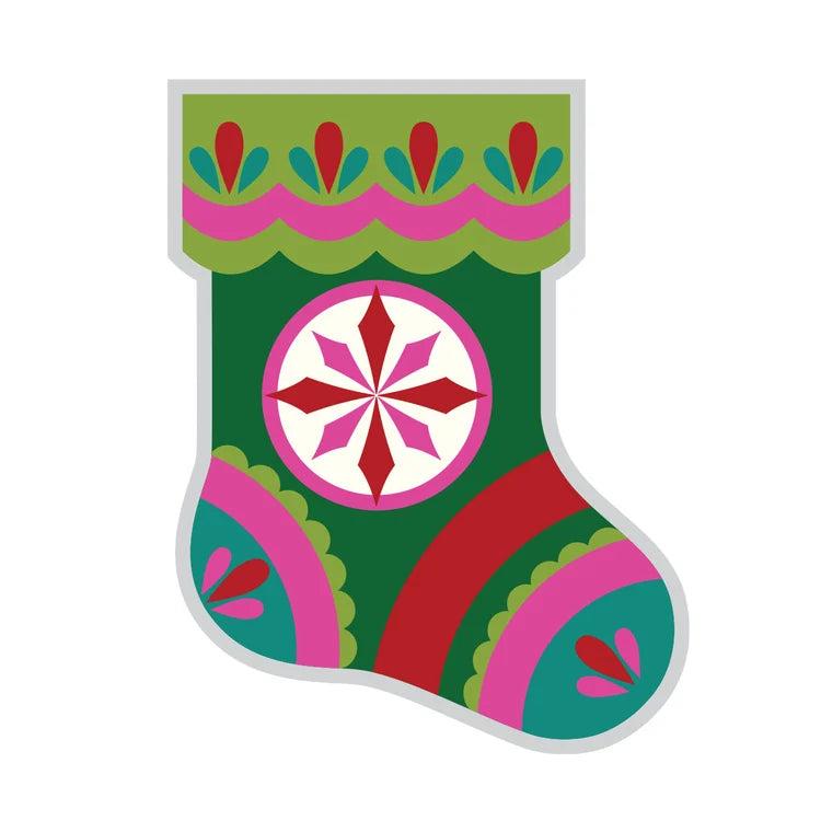Spellbinders - Festive Felt Christmas Collection - Dies - Festive Stocking-ScrapbookPal
