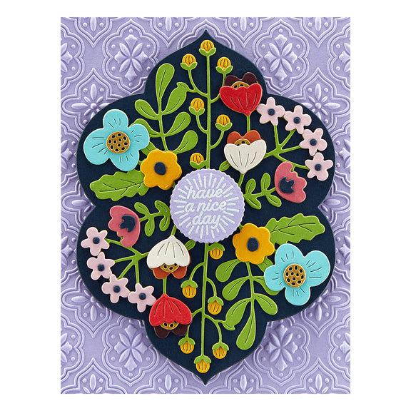 Spellbinders - Floral Reflection Collection - Dies - Essential Floral Reflection-ScrapbookPal