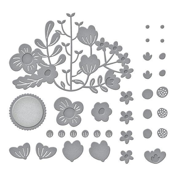 Spellbinders - Floral Reflection Collection - Dies - Floral Reflection-ScrapbookPal